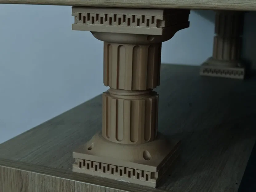 Chân kê nội thất cột Hy Lạp (Greek Column furniture riser) - Image 1