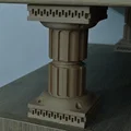 Chân kê nội thất cột Hy Lạp (Greek Column furniture riser) - Thumbnail 1