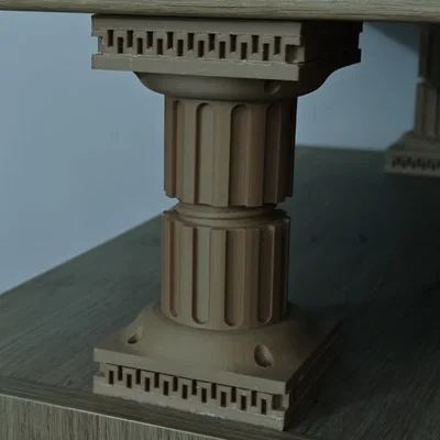 Chân kê nội thất cột Hy Lạp (Greek Column furniture riser)