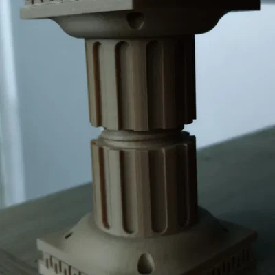 Chân kê nội thất cột Hy Lạp (Greek Column furniture riser)