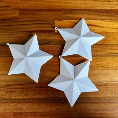 Ngôi Sao Trang Trí (In Phẳng) – Ornament Star (Flat Print)