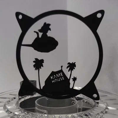 Tấm lưới che quạt 120mm hình Dragon Ball - Kame House cho PC