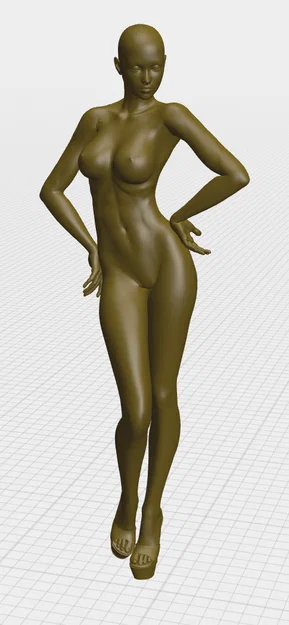 Mô hình 3D nhân vật nữ gợi cảm dành cho người sưu tầm - Image 1