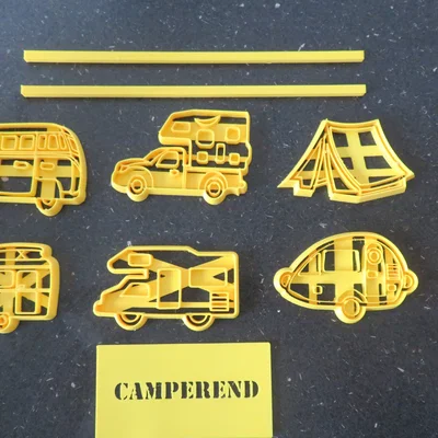 Van Life Cookies?! Bộ Khuôn Cắt Bánh Camper & Caravan