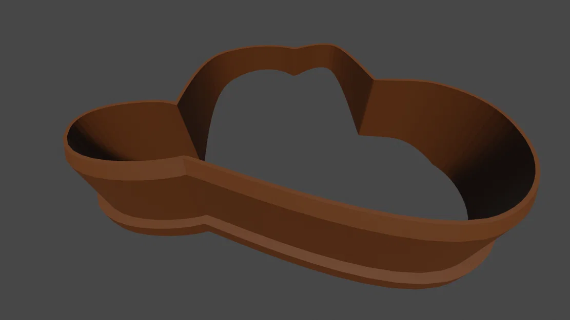 Khuôn cắt bánh quy hình mũ cao bồi in 3D đẹp mắt - Image 2