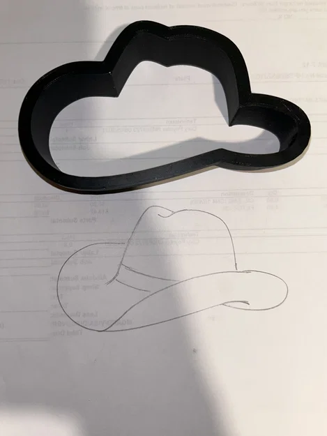 Khuôn cắt bánh quy hình mũ cao bồi in 3D đẹp mắt - Image 3