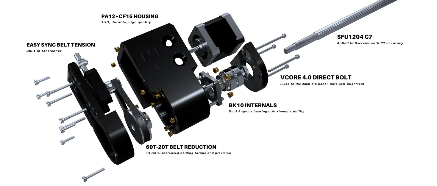 Nâng cấp trục Z cho máy in VCORE 4.0 với Ballscrew SFU1204 - Image 18