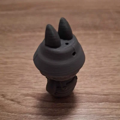 Mô hình Labubu keyring – Phụ kiện móc khóa tự in 3D cực đáng yêu