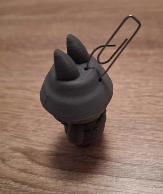 Mô hình Labubu keyring – Phụ kiện móc khóa tự in 3D cực đáng yêu - Image 2