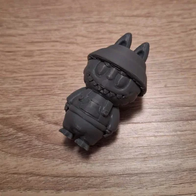 Mô hình Labubu keyring – Phụ kiện móc khóa tự in 3D cực đáng yêu