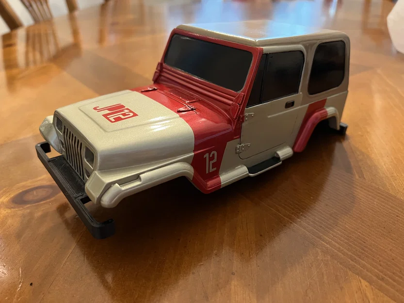 Vỏ Jeep Wrangler cho TRX4M (Jeep Wrangler Body For Trx4m) - Image 5