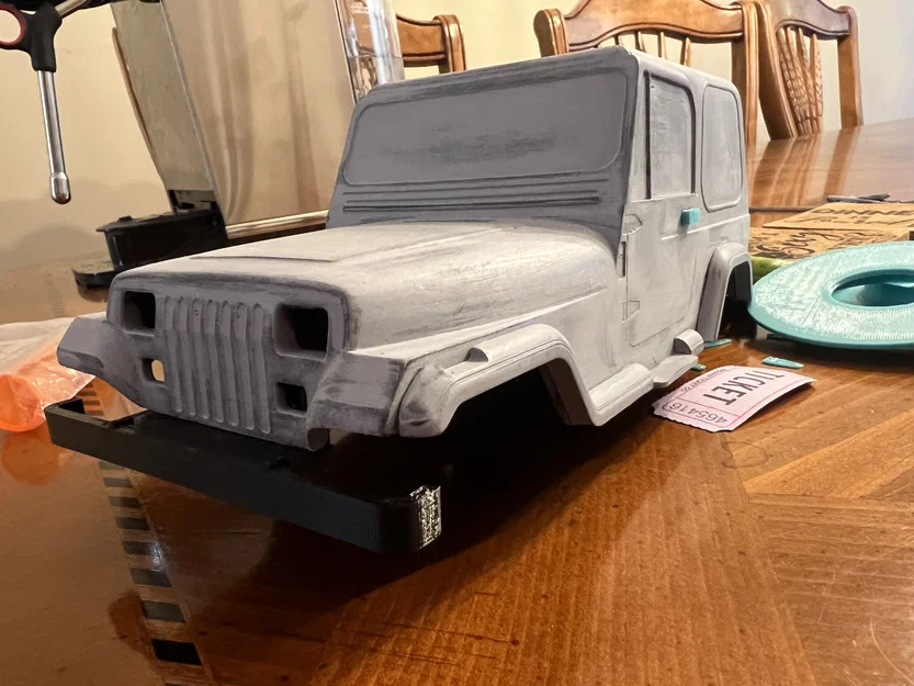 Vỏ Jeep Wrangler cho TRX4M (Jeep Wrangler Body For Trx4m) - Image 8