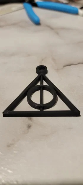 Bông Tai Deathly Hallows / Đồ Trang Trí Cây Thông Noel - Image 1
