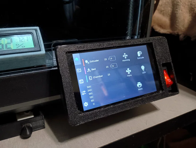 Dời vị trí công tắc nguồn ra mặt trước cho Creality K1 / K1C - Image 1