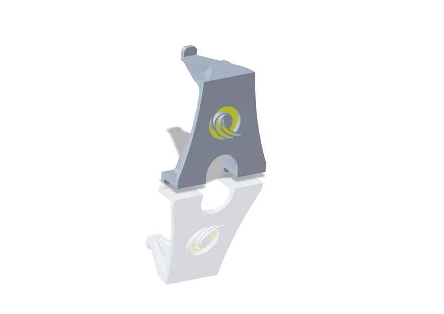 Bộ cố định nắp kính cho Qidi Plus 4 kèm logo QIDI - Image 1