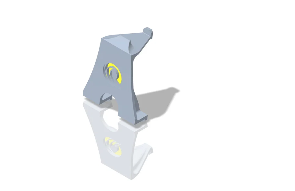 Bộ cố định nắp kính cho Qidi Plus 4 kèm logo QIDI - Image 2