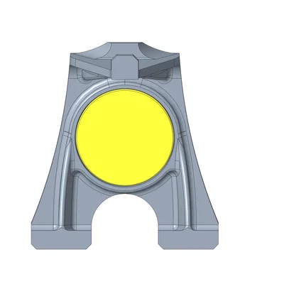 Bộ cố định nắp kính cho Qidi Plus 4 kèm logo QIDI