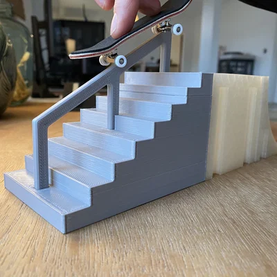 TinySkatepark – skatepark fingerboard dạng mô-đun để in 3D