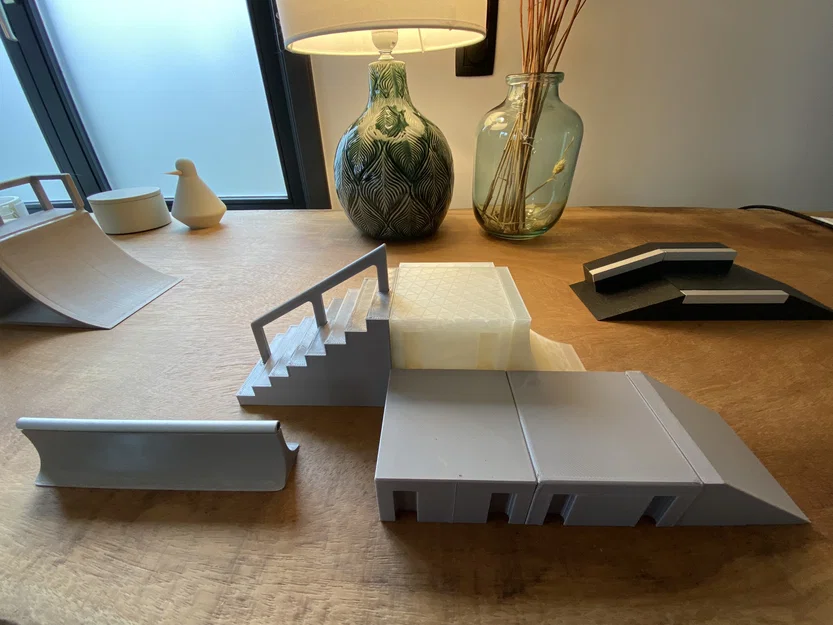 TinySkatepark – skatepark fingerboard dạng mô-đun để in 3D - Image 4