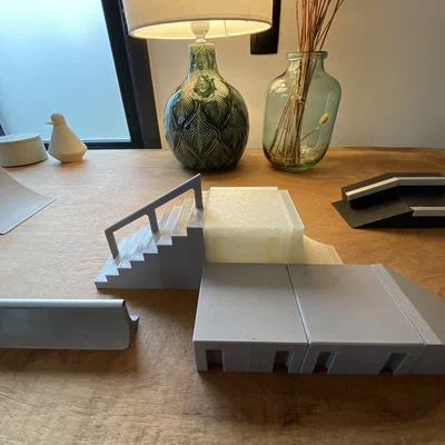 TinySkatepark – skatepark fingerboard dạng mô-đun để in 3D