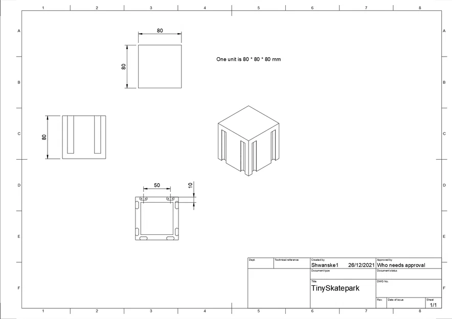 TinySkatepark – skatepark fingerboard dạng mô-đun để in 3D - Image 9