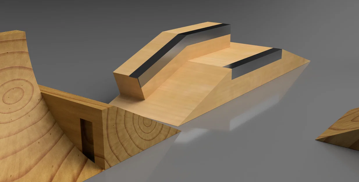 TinySkatepark – skatepark fingerboard dạng mô-đun để in 3D - Image 11