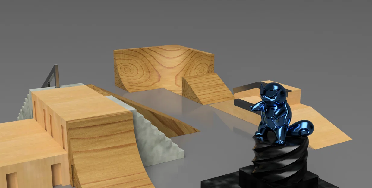 TinySkatepark – skatepark fingerboard dạng mô-đun để in 3D - Image 12