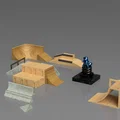 TinySkatepark – skatepark fingerboard dạng mô-đun để in 3D - Thumbnail 13
