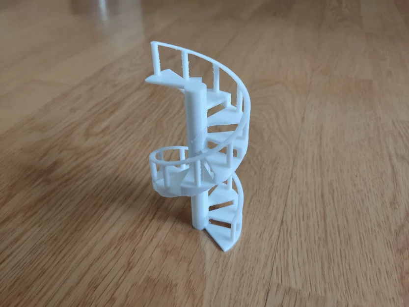 Mô hình cầu thang xoắn ốc (Torture stairs) kiểm tra máy in 3D - Image 1