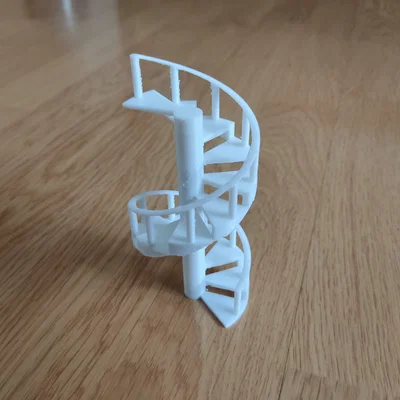 Mô hình cầu thang xoắn ốc (Torture stairs) kiểm tra máy in 3D