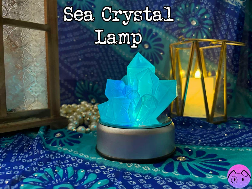 Đèn Sea Crystal Lamp (Chụp đèn tinh thể biển) - Image 1