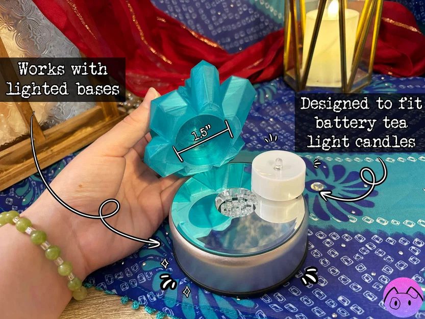 Đèn Sea Crystal Lamp (Chụp đèn tinh thể biển) - Image 2