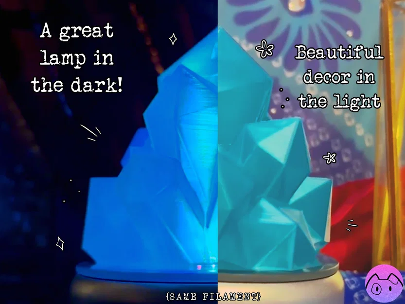 Đèn Sea Crystal Lamp (Chụp đèn tinh thể biển) - Image 4