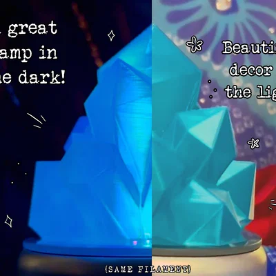 Đèn Sea Crystal Lamp (Chụp đèn tinh thể biển)