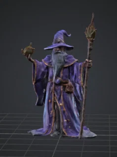 Mô hình phù thủy RPG Wizard 3D đầy quyền năng cho Dungeons & Dragons - Image 1