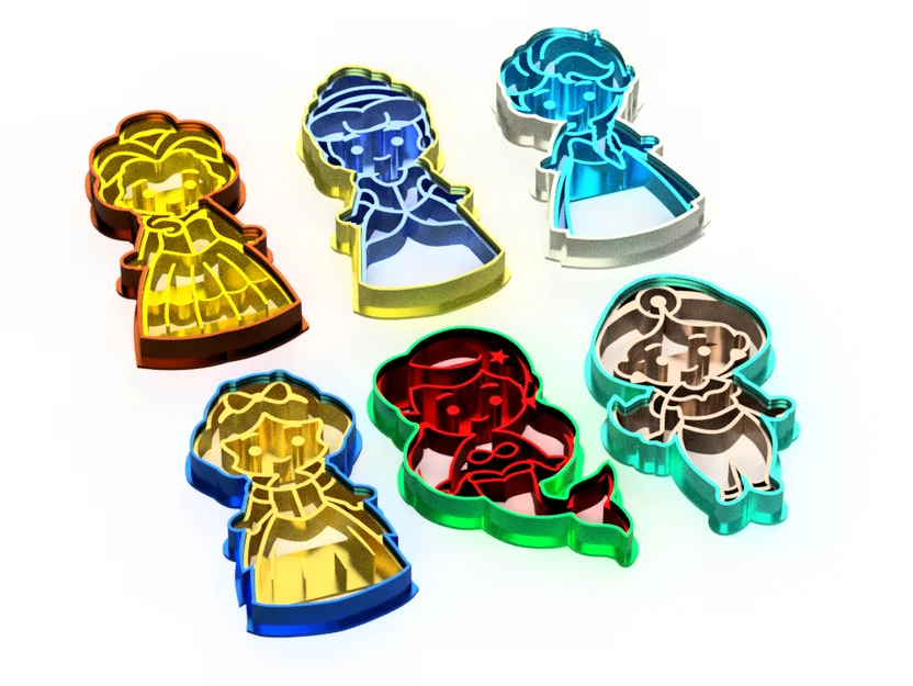 Bộ 6 Khuôn Cắt Bánh Quy Hình Công Chúa Disney Cho Bé Yêu - Image 3