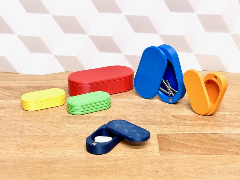 Flick Box – Hộp đựng đồ kiêm fidget mang theo, nắp trượt xoay nam châm EDC - Image 7