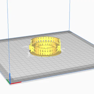 Mô hình 3D Đấu trường La Mã (Colosseum) in không cần hỗ trợ
