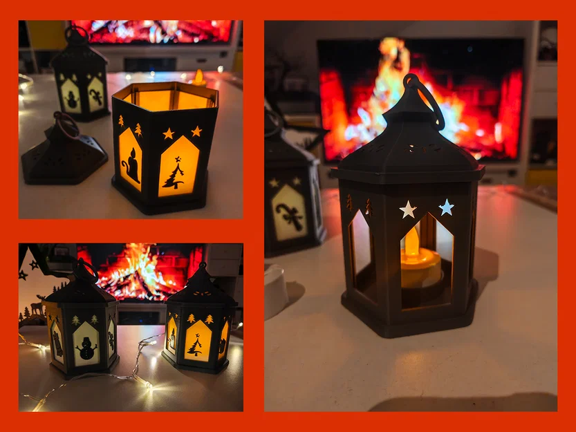 Đèn lồng Giáng Sinh cho LED tealight - Image 2