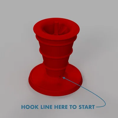 Đầu gắn cho máy khoan để quấn/xả dây câu hoặc chỉ (Drill Spool Attachment)