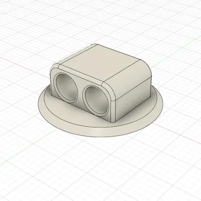 Đế cài phía sau cho cà vạt Bolo (Bolo tie back support) - Phụ kiện trang sức