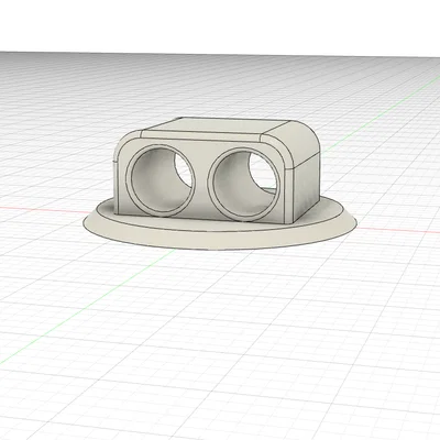 Đế cài phía sau cho cà vạt Bolo (Bolo tie back support) - Phụ kiện trang sức