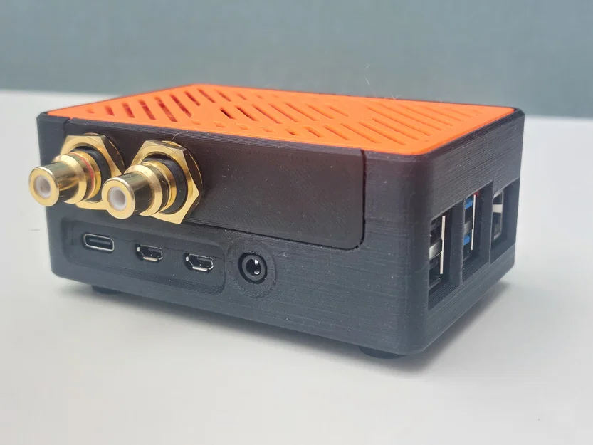 Vỏ modular cho Raspberry Pi 4 + HiFi HAT (Audiophonics/HifiBerry) hoặc 1-wire - Image 1