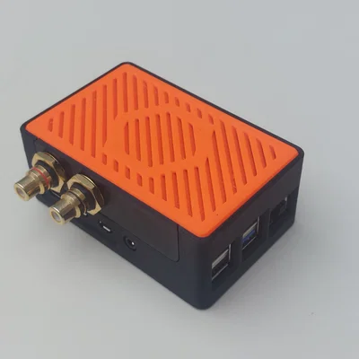 Vỏ modular cho Raspberry Pi 4 + HiFi HAT (Audiophonics/HifiBerry) hoặc 1-wire