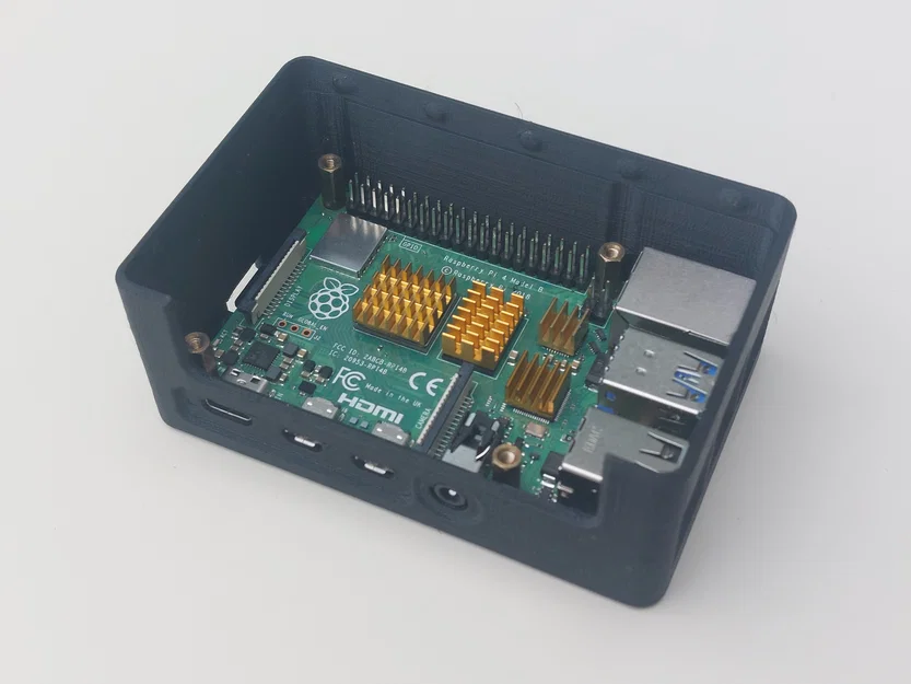 Vỏ modular cho Raspberry Pi 4 + HiFi HAT (Audiophonics/HifiBerry) hoặc 1-wire - Image 6