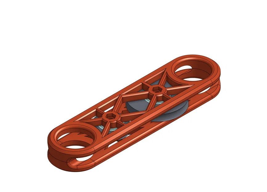 Puly đôi - Vòng bi 608 (Double Pulley - 608 Bearings) - Image 2