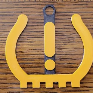 Đồ treo Noel hình đèn cảnh báo bảng táp-lô xe