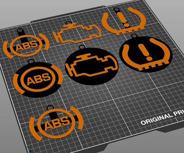 Đồ treo Noel hình đèn cảnh báo bảng táp-lô xe - Image 2