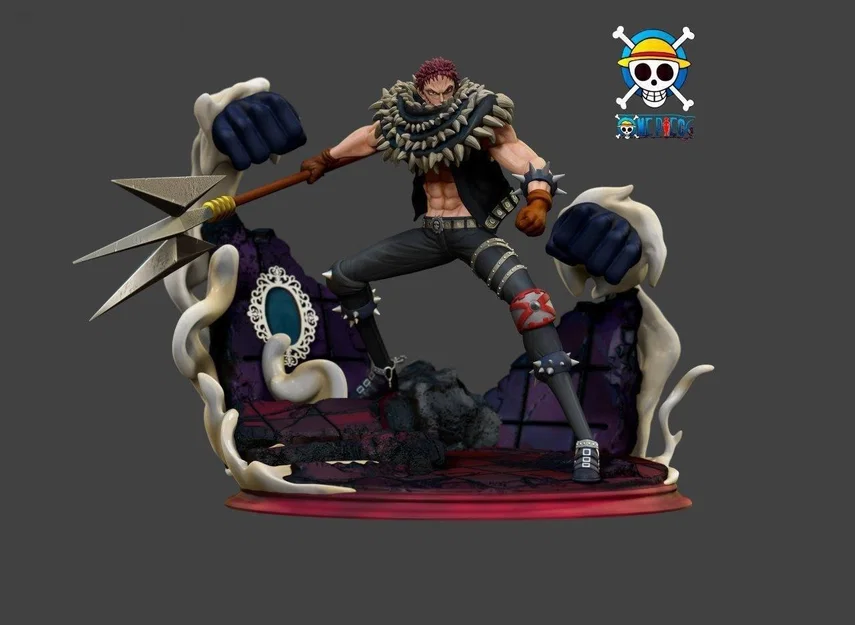 Mẫu 3D Luffy One Piece Có Thể In Ấn (Printable) - Image 1