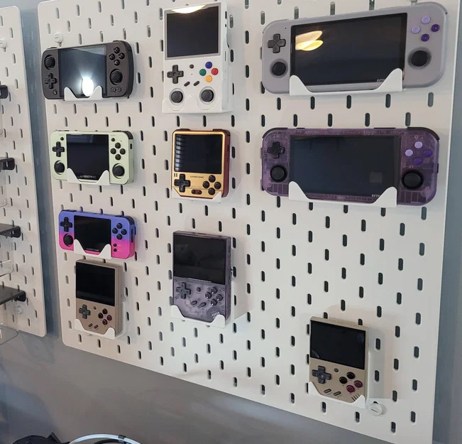 Giá treo máy chơi game cầm tay trên bảng IKEA SKADIS (Retro Handheld) - Image 1